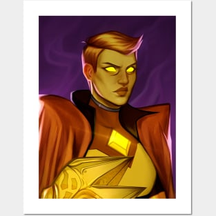 Yellow diamond sith Posters and Art